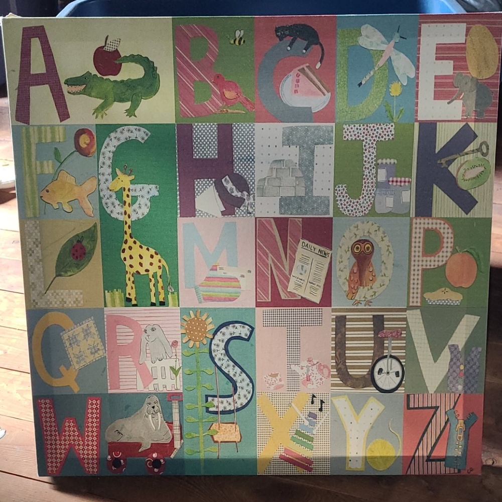 Alphabet wall decor